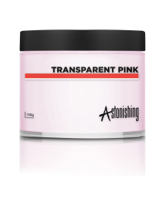 Astonishing Gelosophy Acrylic Powder Transparent Pink 100g
