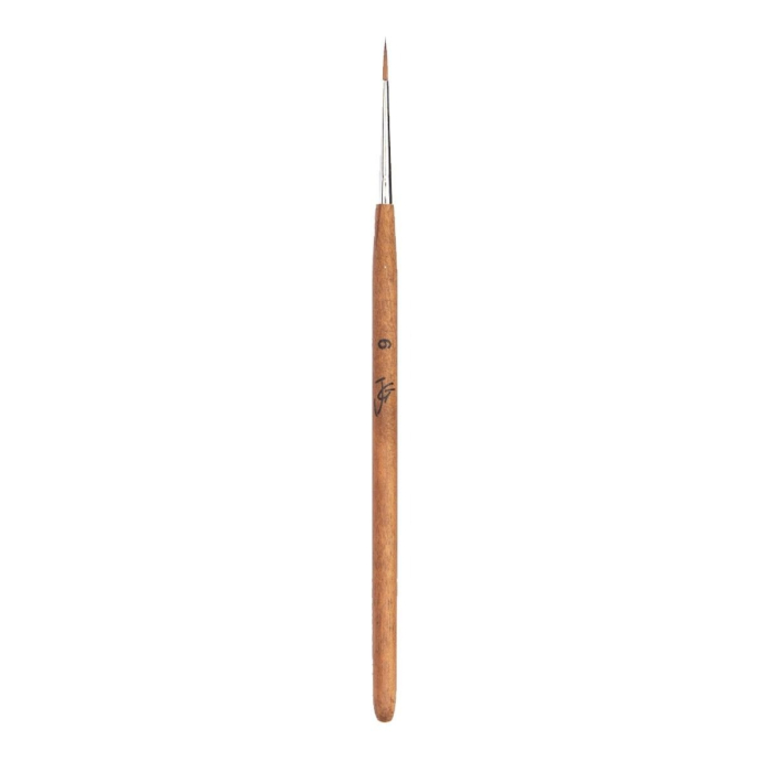 John van G Vegan Eyeliner Penseel Extra Fijn No. 6