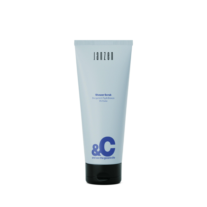 Janzen Shower Scrub &C Bergamot, Fig & Breeze - 200ml