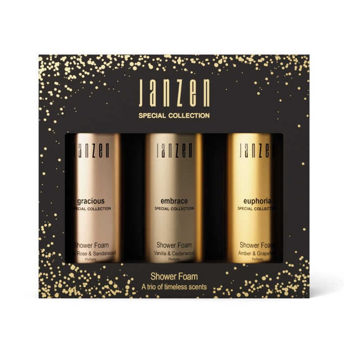 Janzen Shower Foam Mini Set - 3 x 50ml