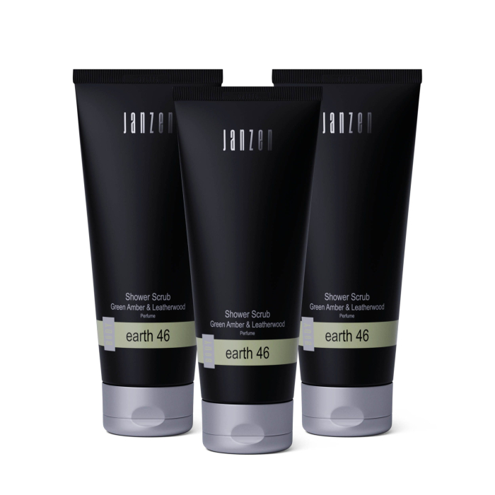 Janzen Shower Scrub Earth 46 3-pack - 3x200ml