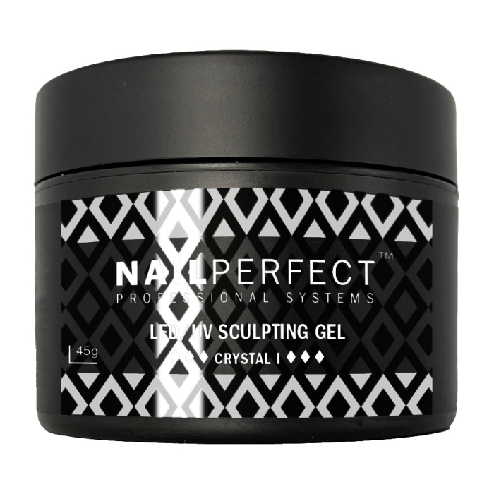 NailPerfect LED/UV Sculpting Gel Crystal I - 45gr