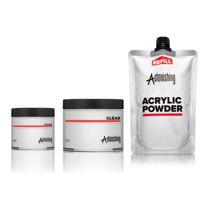 Astonishing Gelosophy Acrylic Powder Clear - 25g