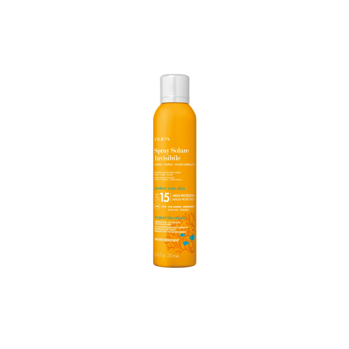 Pupa Invisible Sunscreen Spray Spf15 - 200Ml